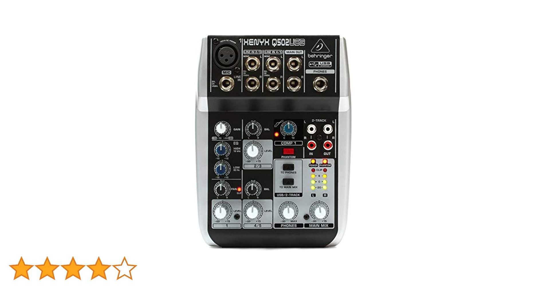 【早い者勝ち！】BEHRINGER（ベリンガー） XENYX Q502USB Amazon | Behringer アナログミキサー 22チャンネル2バス 1